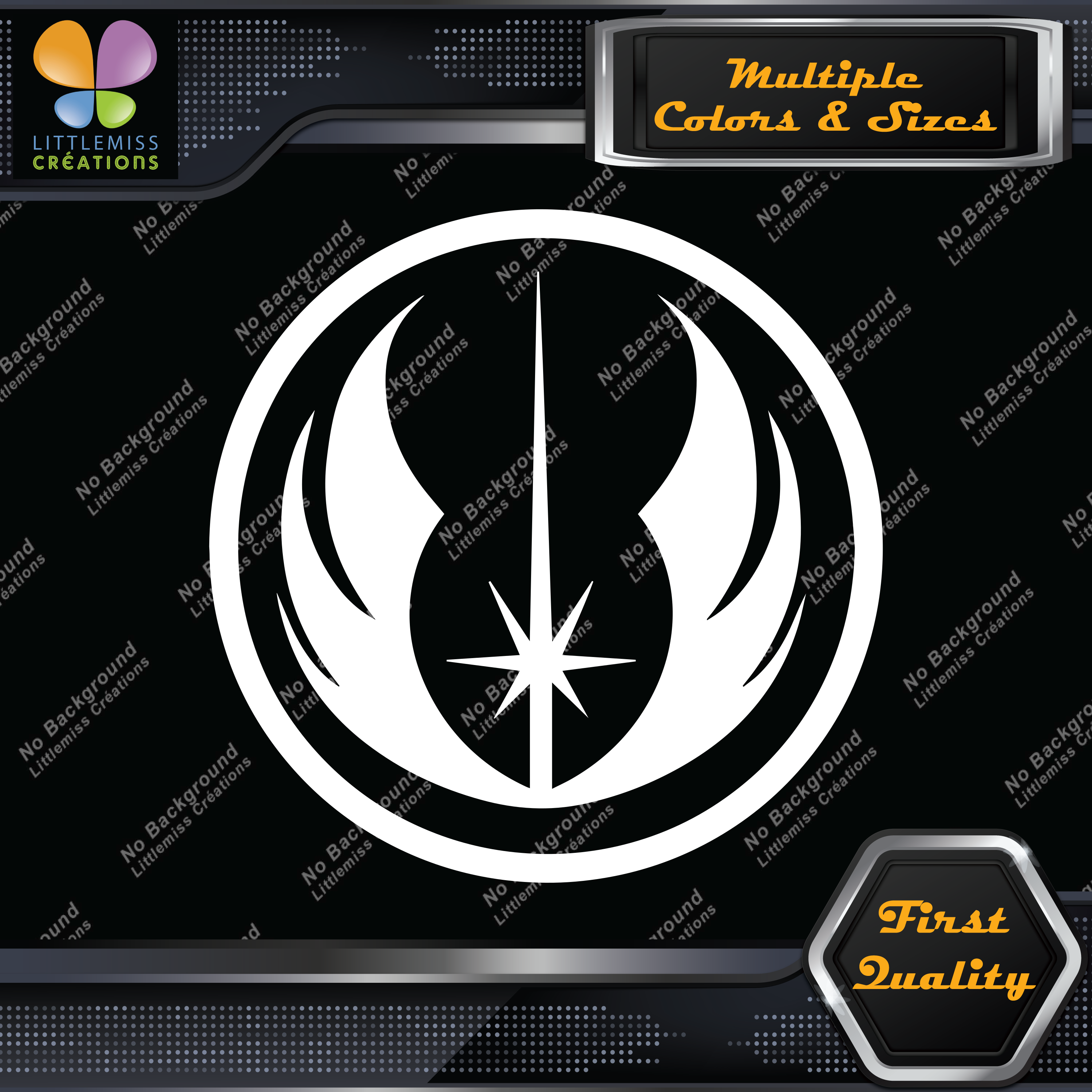 Fits Star Wars Jedi Order Crest Symbol Logo Games Decals Stickers Vinyl